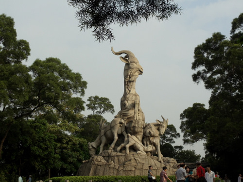 Guangzhou's famous Five Ram Statue.